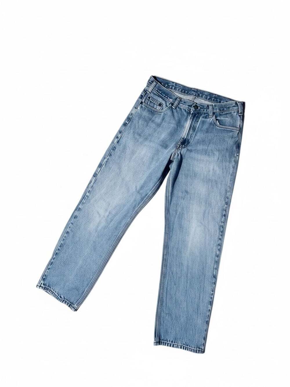 RK Brand Vintage Light Wash Straight Leg Denim Jeans